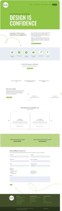 Screenshot acalvindesign.com