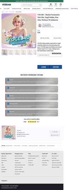 Screenshot visa4d.us.com