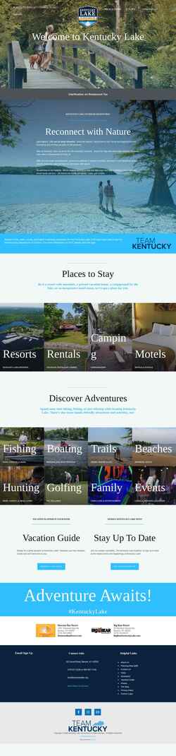 Zrzut ekranu visitkylake.com