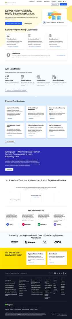 Screenshot kemptechnologies.com