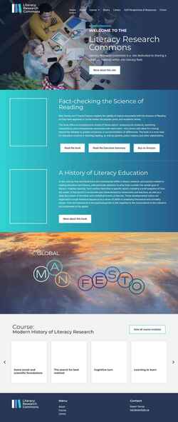 Captură de ecran literacyresearchcommons.org