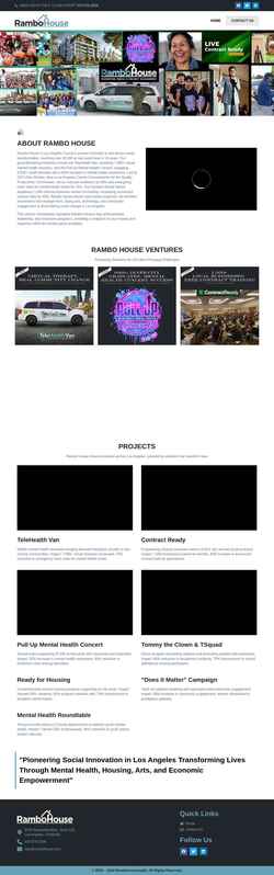 Screenshot rambohousemedia.com