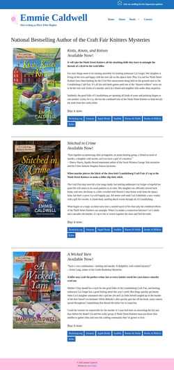 Screenshot emmiecaldwell.com