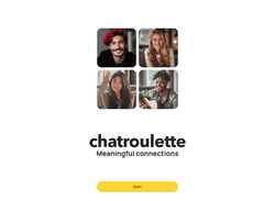 Captura de pantalla chatroulette.com
