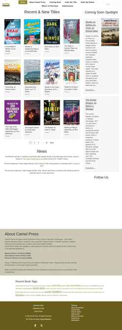 Screenshot camelpress.com