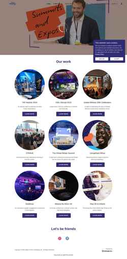 Screenshot oddityevents.com