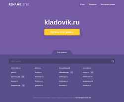 Snímek obrazovky kladovik.ru