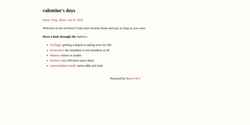 Screenshot valentine.bearblog.dev