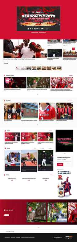 Screenshot scarletknights.com