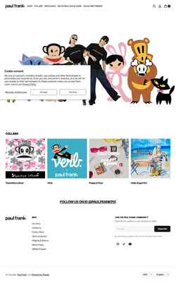 Στιγμιότυπο οθόνης paulfrank.com