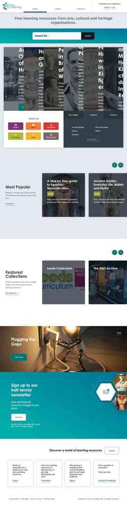 Screenshot www.mylearning.org