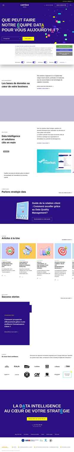 Screenshot www.cartegie.com