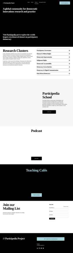 Screenshot participedia.org