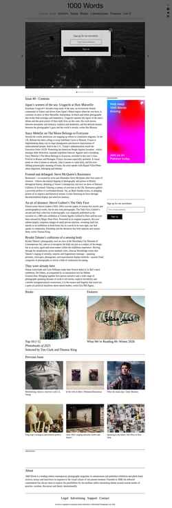 Screenshot 1000wordsmag.com