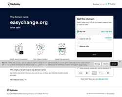 Screenshot easychange.org