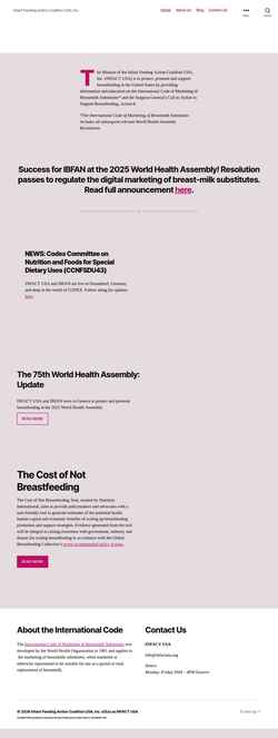 Screenshot infactusa.org