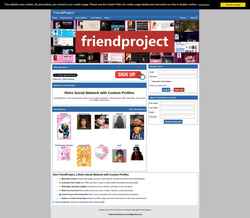 Ekran görüntüsü www.friendproject.net