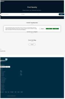 Снимак екрана www.glistrr.com