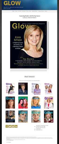 Screenshot glowbeautymag.com