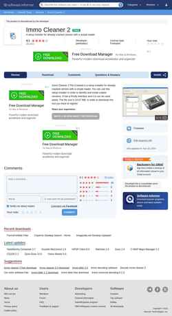 Schermata immo-cleaner-2.software.informer.com