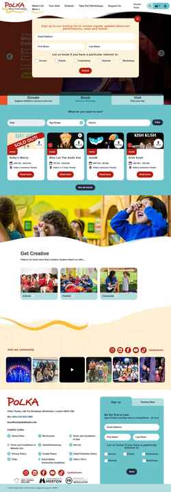 Скриншот polkatheatre.com