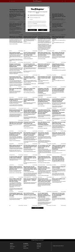 Képernyőkép forums.theregister.com