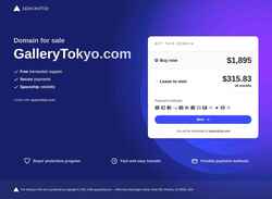 Screenshot gallerytokyo.com