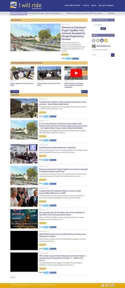 Screenshot www.iwillride.org