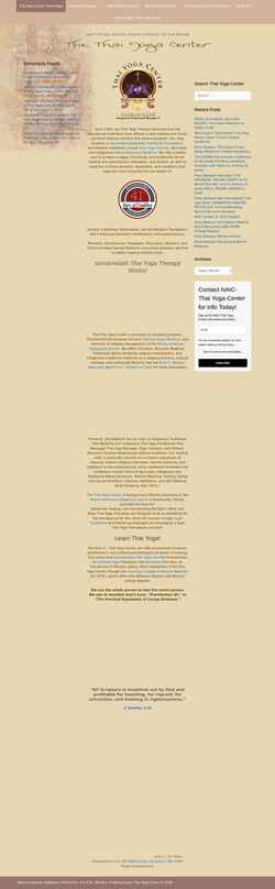 Screenshot thaiyogacenter.com