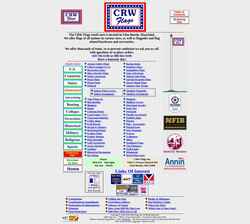 Ekrānuzņēmums crwflags.com