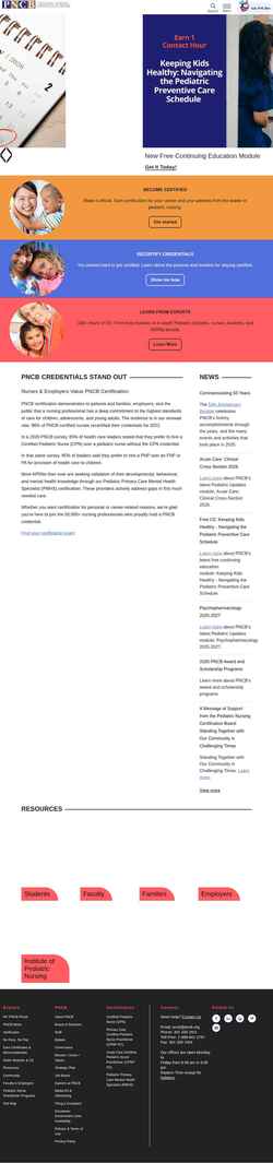 Screenshot www.pncb.org