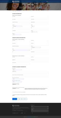 Screenshot application.advantages-dls.com
