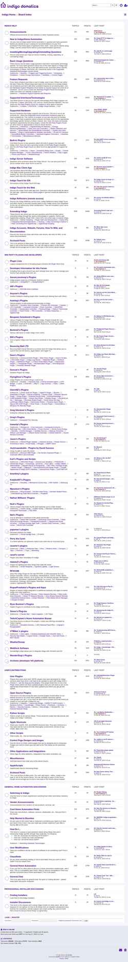 Screenshot forums.indigodomo.com