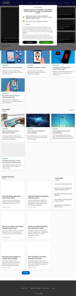 Captură de ecran luxmobiles.com