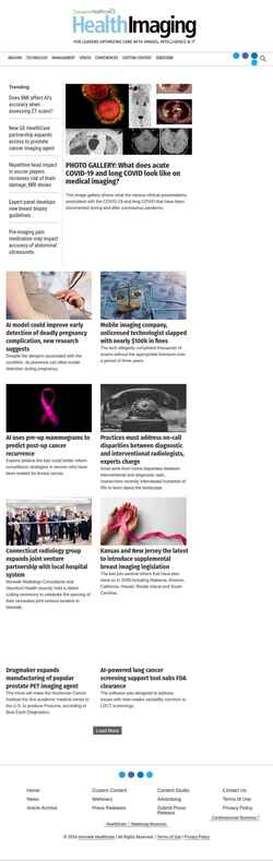 Screenshot healthimaging.com