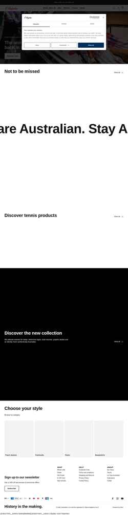 Captura de pantalla australian-brand.com