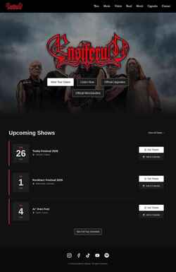 Ekran görüntüsü ensiferum.com