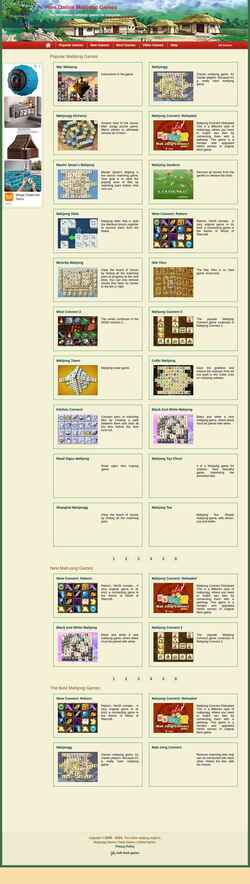 Скриншот freeonlinemahjonggames.net