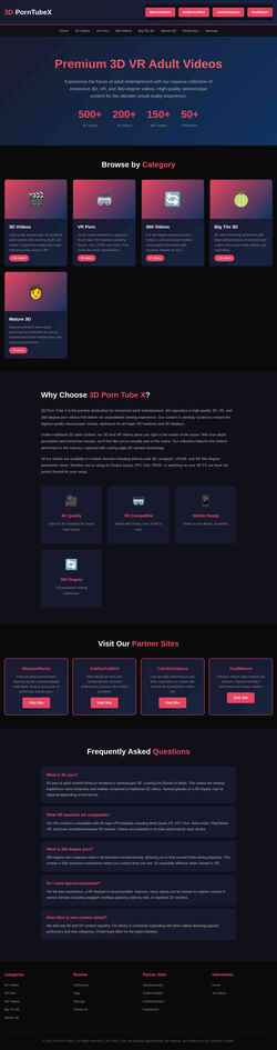 Screenshot 3dporntubex.com