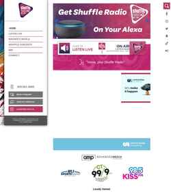 Screenshot shuffleradio.com