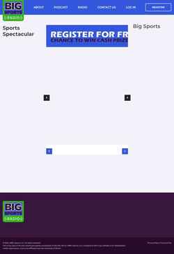 Screenshot bigsportsradio.com