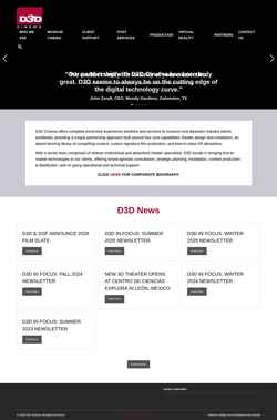 Screenshot d3dcinema.com