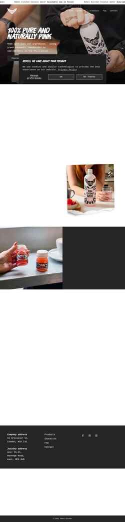 Screenshot rebel-kitchen.com