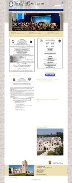 Screenshot olwcatholic.org