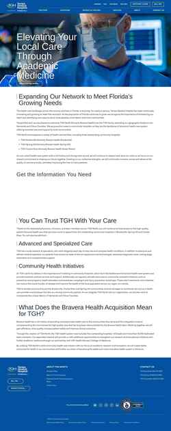 Screenshot www.tghnorth.org