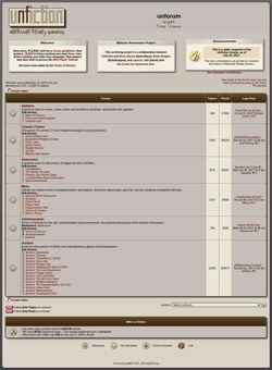 Captura de pantalla forums.unfiction.com
