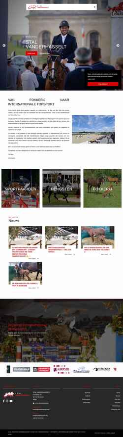 Screenshot vanderhasselt.com