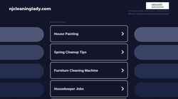 Skjermdump njcleaninglady.com