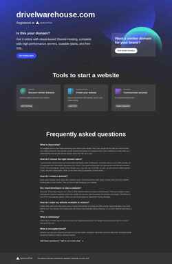 Screenshot drivelwarehouse.com