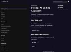 Screenshot docs.sweep.dev